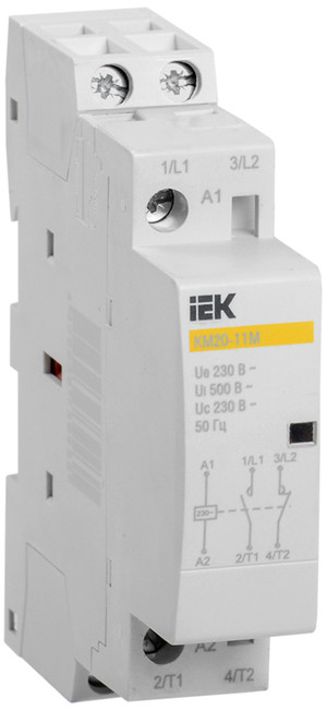 Контактор модульный КМ20-11M AC (IEK) MKK11-20-11