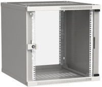 Шкаф LINEA WE 12U 600x450мм дверь стекло серый (ITK) LWE3-12U64-GF