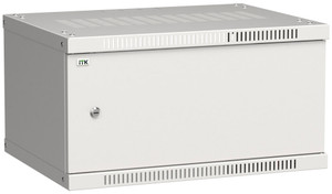 Шкаф LINEA WE 6U 600x450мм дверь металл серый (ITK) LWE3-06U64-MF