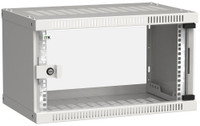 Шкаф LINEA WE 6U 550x350мм дверь стекло серый (ITK) LWE3-06U53-GF