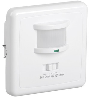 Датчик движения ДД 035 белый, максимальная нагрузка 500 Вт, угол обзора 140 градусов, дальность 12м, IP20 (IEK) LDD12-035-500-001