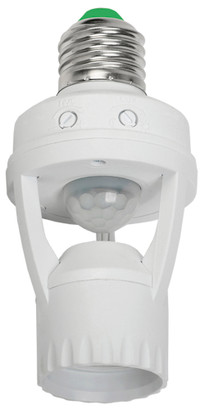 Датчик движения ДД 045 белый E27 60Вт 360гр 6м IP20 IEK (IEK) LDD10-045-60-001