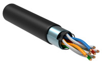 Витая пара F/UTP кат 5E 4х2х24AWG solid LDPE черный 305м (ITK) LC3-C5E04-339