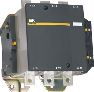 Контактор КТИ 400А катушка управления 400В AC 1НО (IEK) КТИ-6400