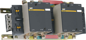 Контактор КТИ 185А катушка управления 230В АС реверсивный 2НО (IEK) KKT53-185-230-10