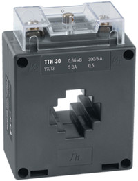Трансформатор тока ТТИ-30 300/5А 5ВА без шины класс точности 0.5S (IEK) ITT20-3-05-0300