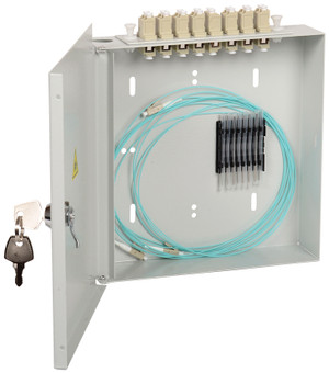 Кросс настенный укомплектованный LC(duplex) OS2 (ITK) FOBX8-N-4LCUD09