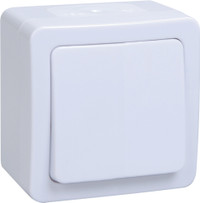 Гермес PLUS Выключатель одноклавишный ВС20-1-0-ГПБ наружный IP54 (IEK) EVMP10-K01-10-54-EC