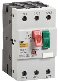 Выключатель защиты двигателя ПРК64-25 In=25A Ir=16-25A Ue 660В (IEK) DMS22-25