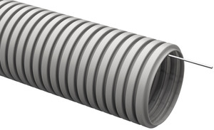 ELASTA Труба гофрированная ПВХ d=16мм с зондом (25м) IEK (IEK) CTG20-16-K41-025I