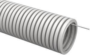 ELASTA Труба гофрированная ПВХ d=16мм с зондом (10м) IEK (IEK) CTG20-16-K41-010I