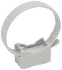 Держатель хомутный со стяжкой серый CFF1 16-32мм (IEK) CTA10MP-CFF132-K41-100
