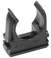 Держатель с защёлкой CF16 черный (IEK) CTA10D-CF16-K02-100