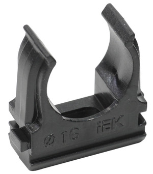 Держатель с защёлкой CF16 черный (IEK) CTA10D-CF16-K02-100
