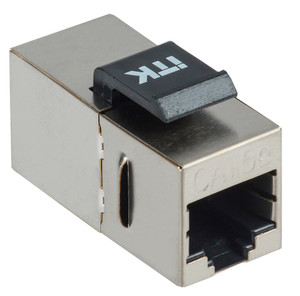 Адаптер проходной кат. 5E FTP RJ45-RJ45 Keystone Jack (ITK) CS7-1C5EF