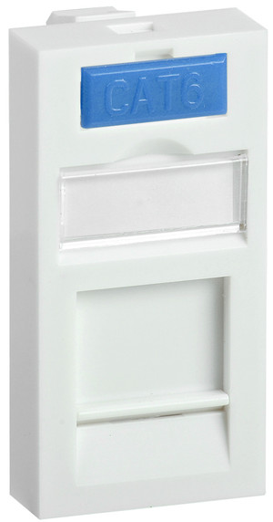 Вставка 45х22.5мм для 1 модуля Keystone Jack с маркером (ITK) CS6-11M