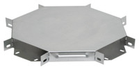 Ответвитель Х-образный 400х80 с крышкой (IEK) CLP1X-080-400