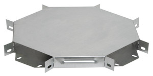 Ответвитель Х-образный 400х80 с крышкой (IEK) CLP1X-080-400