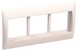 Рамка и суппорт для кабель-канала на 6 модулей 75мм Праймер (IEK) CKK-40D-RSU6-075-K01