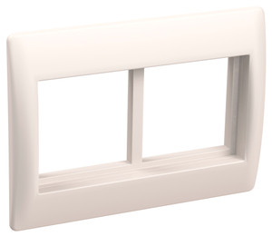 Рамка и суппорт для кабель-канала Праймер на 4 модуля (IEK) CKK-40D-RSU4-075-K01