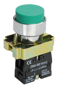 Кнопка управления LAY5-BL31 без подсветки зелена (IEK) BBT70-BL-K06