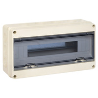 Щит распределительный навесной ЩРн-П-18 IP65 пластиковый 199х366х106 (EKF) pb65-n-pg-18