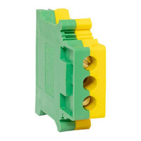 Клеммная колодка винтовая 16 UT земля (EKF) scr-ut-16-pe