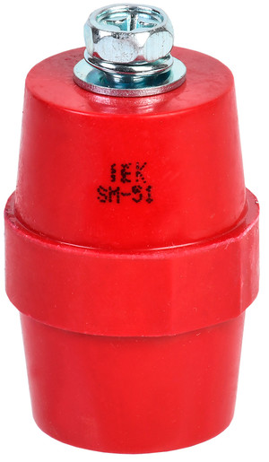 Изолятор SM51 (М8) силовой с болтом (IEK) YIS11-51-15-B