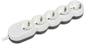 Удлинитель У05 5 мест 2P+PE/1,5м 3х1,5мм2 16А/250В UNO (IEK) WYP53-16-05-D15-Z