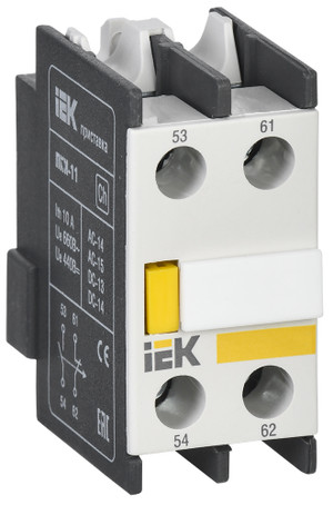 Приставка ПКИ-11 дополнительные контакты 1з+1р (IEK) KPK10-11