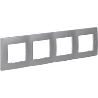 Рамка 4-местная алюминий ETIKA (IEK) 672554