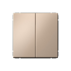 ARTGALLERY 2-клавишный ВЫКЛЮЧАТЕЛЬ, 10АХ, механизм, быстрозажимные клеммы, ПЕСОЧНЫЙ (Systeme Electric) GAL001251S