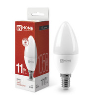 Лампа светодиодная LED-СВЕЧА-VC 11Вт 230В Е14 4000К 1050Лм IN HOME (IN-HOME) 4690612020471