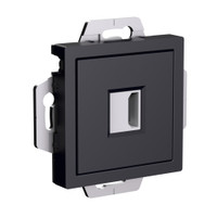 ATLASDESIGN РОЗЕТКА HDMI, механизм, КАРБОН (Systeme Electric) ATN001080
