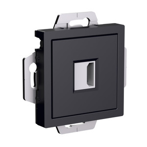 ATLASDESIGN РОЗЕТКА HDMI, механизм, КАРБОН (Systeme Electric) ATN001080