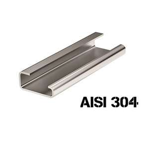 Дин-рейка из нержавеющей стали, с насечкой G1, 32х15мм. (DKC) 02120SS