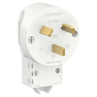 BLANCA скрытой установки вилка силовая 2р+n, 32а, 250в, белый (Systeme Electric) BLNSV003231