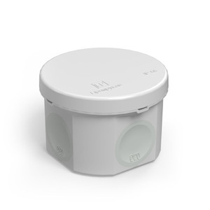 Коробка распределительная для прямого монтажа двухкомпонентная безгалогенная (HF) 70х50 (168шт/кор) серая (Промрукав) 60-0110