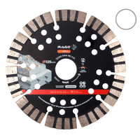 Диск алмазный турбо-сегментный MAX CUT PRO для армированного бетона 125 мм (Rage) 600132