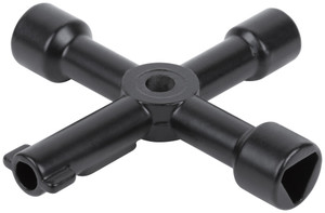 Ключ универсальный для электрошкафов 4-в-1 (FIT) 60105