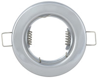 Светильник декоративный встраиваемый под лампу MR16 хром (IEK) LUVB0-GU05-1-K23