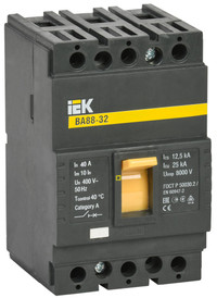 Автоматический выключатель ВА88-32 3Р 40А 25кА (IEK) SVA10-3-0040