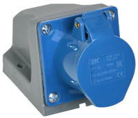 Розетка кабельная 16А 2Р+E IР44 на поверхность 230В 113 (IEK) PSR11-016-3