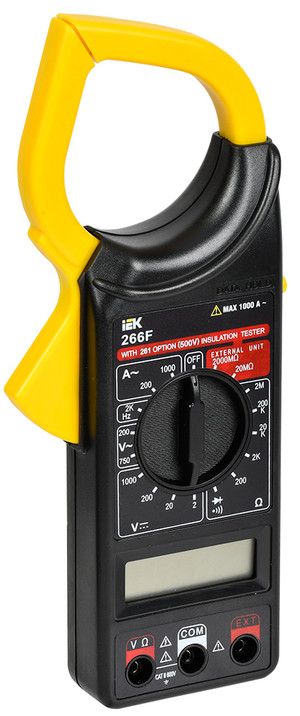 Клещи токоизмерительные Expert 266F (IEK) TCM-1F-266