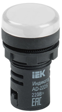 Лампа AD22DS LED матрица 22мм белый 230В (IEK) BLS10-ADDS-230-K01