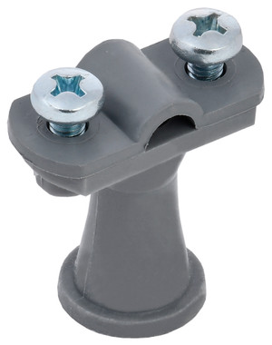 Держатель проводника круглого 6-10 мм h 38 мм пластик серый (IEK) ZDP80-60-1-68-038