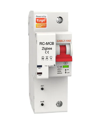 Выключатель умный автоматический MOES Zigbee автомат 1P 10A (Moes) ZCB-SC-1P10