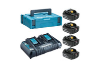 Набор PSK MKP2PT184 (BL1850Bx4шт., DC18RD, кейс MAKPAC тип 2) (Makita) 198312-4