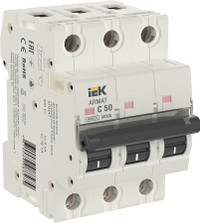 ARMAT Выключатель автоматический трехполюсный C 50А M06N (IEK) AR-M06N-3-C050