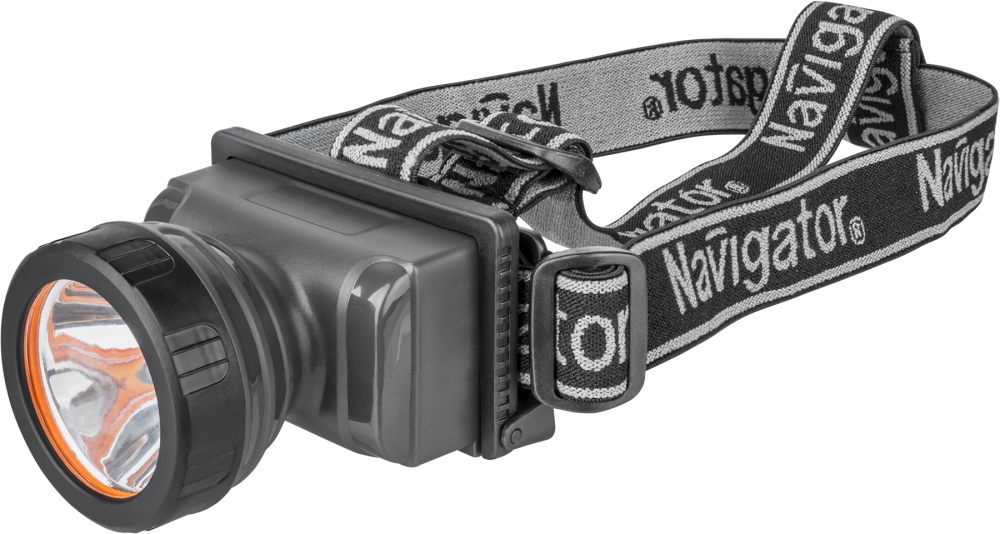 Фонарь светодиодный NPT-H10-ACCU 2Вт LED аккумуляторный налобный пластик (Navigator Group) 61284